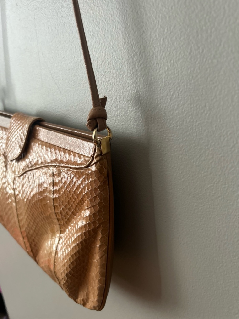 Vintage 70s snakeskin purse - Picture 14 of 16
